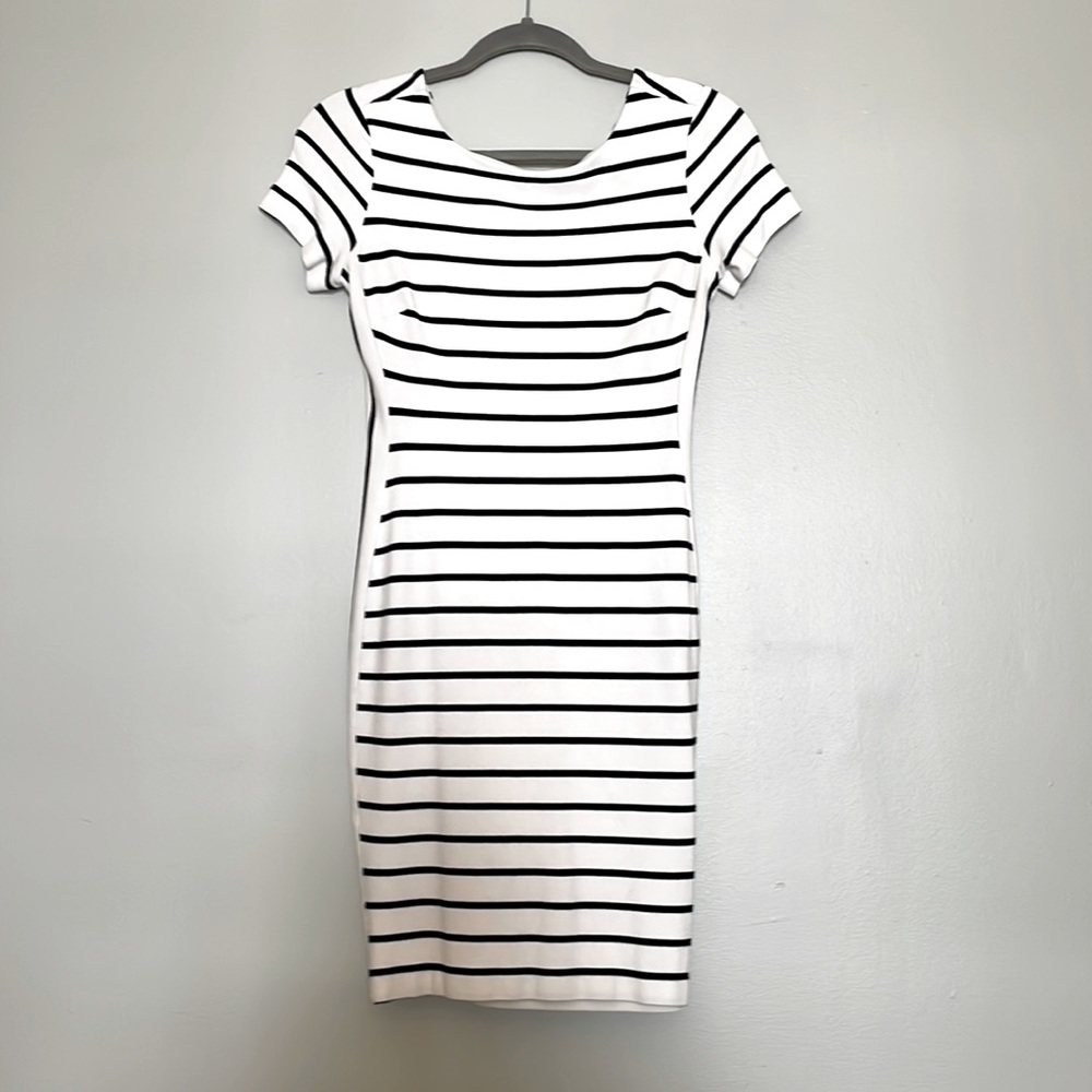 Banana Republic White Striped Dress - Size 4